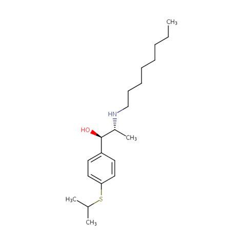 R R Isopropylthio Alpha Octylamino Ethyl Benzyl Alcohol