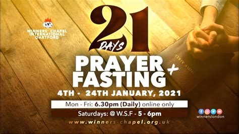 DAY19 21 DAYS PRAYER FASTING SERVICE 22ND JANUARY 2021 YouTube