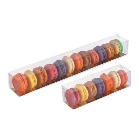 Bo Te Macarons Transparente Fond Or Cm Cuisineaddict Achat