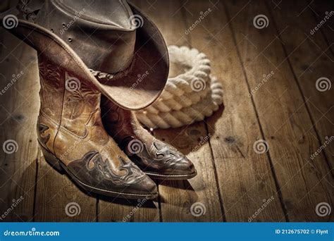 Country Music Festival Live Concert Or Rodeo With Cowboy Hat And Boots