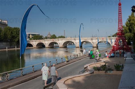 Quai De Gesvres Paris Plage Gilles Targat Photo