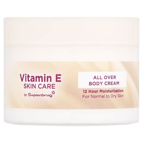 Vitamin E All Over Body Cream Skin Superdrug