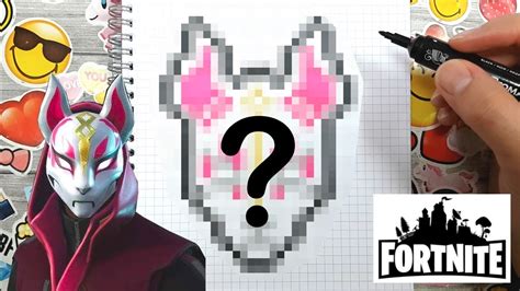 Alla Deriva Di Fortnite Pixel Art Schema Di Disegno Semplice The Best