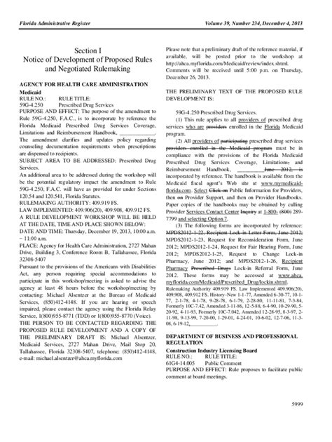 Fillable Online Notice Of Development Of Proposed Rules And Negotiated