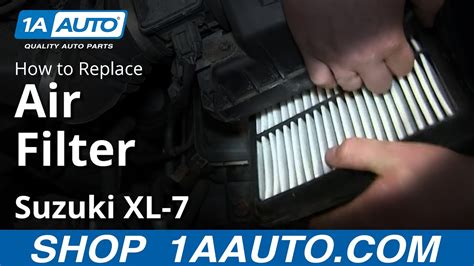 How To Replace Engine Air Filter Suzuki Xl Youtube