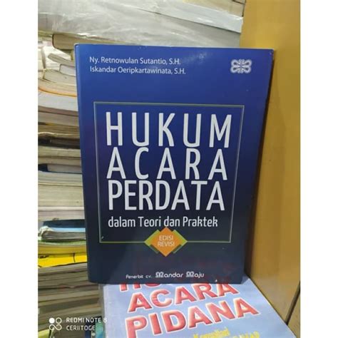 Jual BUKU Hukum Acara Perdata Dalam Teori Dan Praktek Edisi Revisi