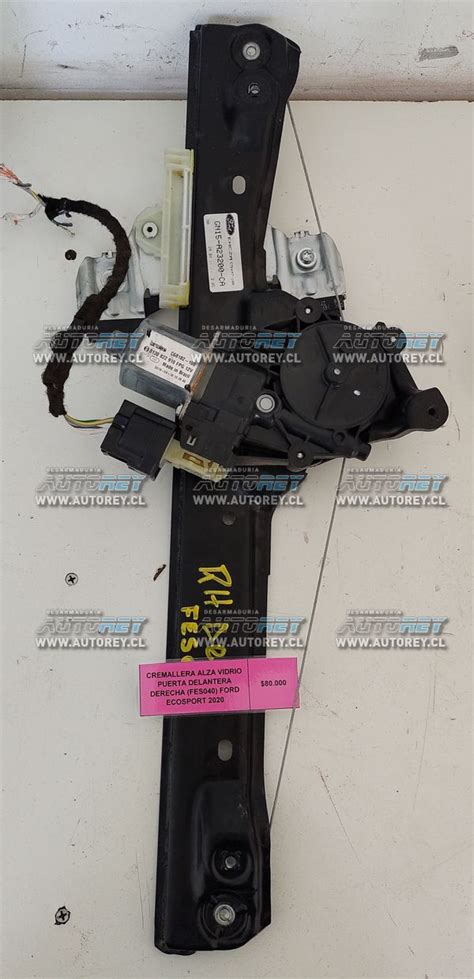 Cremallera Alza Vidrio Puerta Delantera Derecha FES040 Ford Ecosport