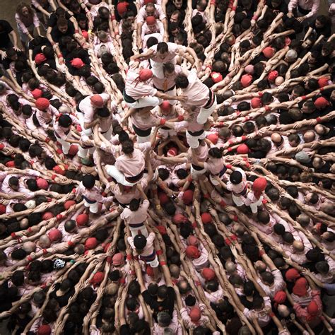 Emocionantes Momentos Del Festival De La Torre Humana En Tarragona