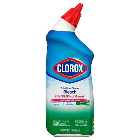 Clorox Toilet Bowl Cleaner Bleach Fresh Breeze 24 Fl Oz Baño Selectos