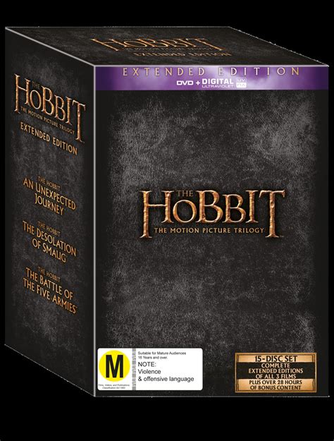 The Hobbit Trilogy Extended Edition Dvd Uv Buy Now At Mighty