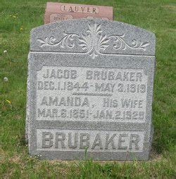 Jacob M Brubaker 1844 1919 Homenaje De Find A Grave