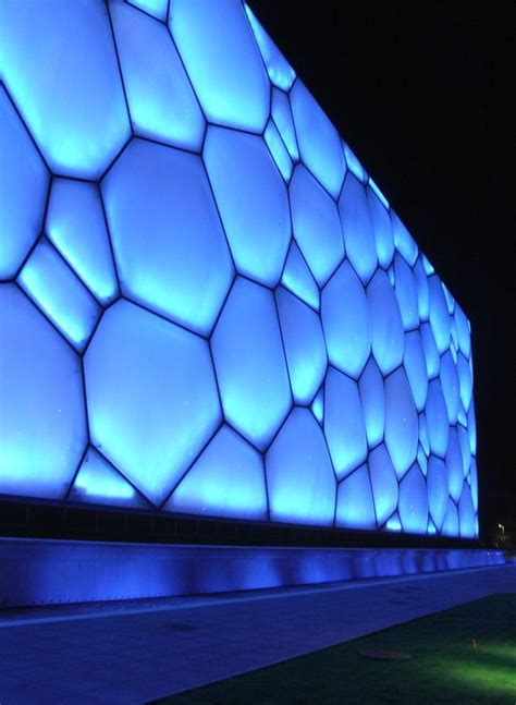 Water Cube Beijing China Check Biomimicry Architecture