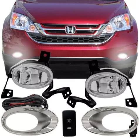 Kit Farol De Milha Neblina Cr v 2010 2011 Moldura Cromada Frete grátis