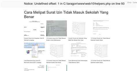 Cara Melipat Surat Izin Tidak Masuk Sekolah Yang Benar