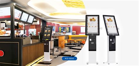 Inch Self Service Digital Signage Food Ordering Kiosk Machine