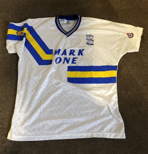 Birmingham City Away Football Shirt 1991 1992