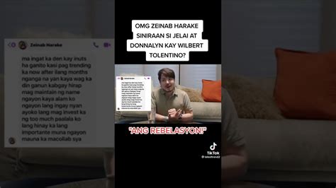 Zeinab Harake Pati Ang Best Friends Na Si Jelai At Dona Ay Siniraan Din