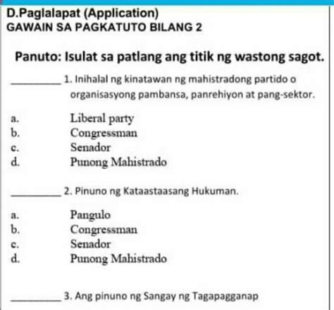 Pls Patulong Para Sa Module Di Kopo Maintindihan Kasi Brainly Ph