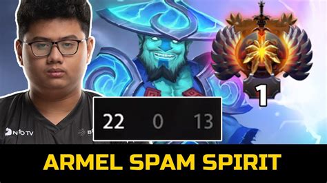 Armel Spamming Storm Spirit Mid Perfect Game Vs Top Mmr Savage