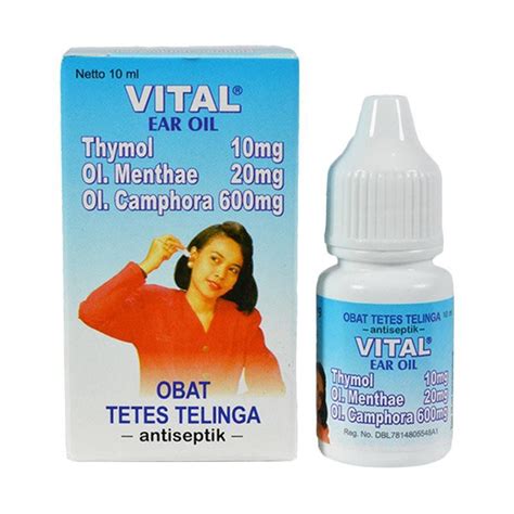 Jual Vital Ear Drop 10 Ml Tetes Telinga Shopee Indonesia