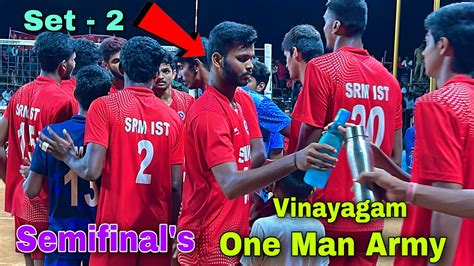 One Man Army Vinayaga SRM University Vs ICF Set 3