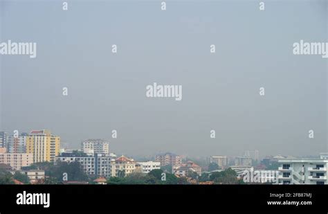 Thailand Heavy Pollution Sits Over Skylines A Highly Polluted Air