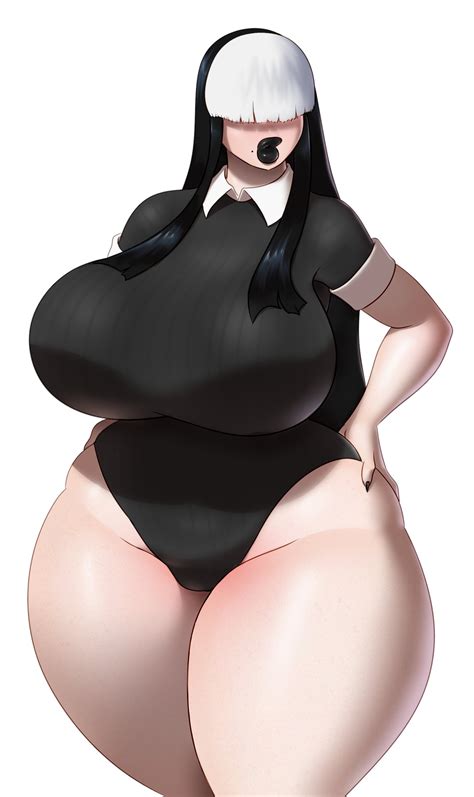 Rule 34 1girls Big Ass Big Breasts Black Lipstick Breasts Bigger Than Head Enormous Breasts