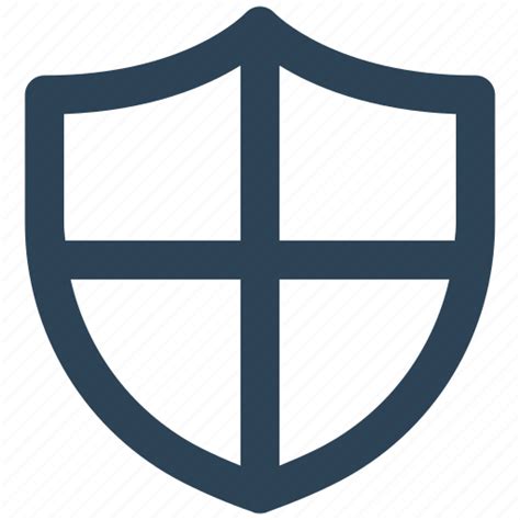 Antivirus Protection Secure Security Shape Shield Icon