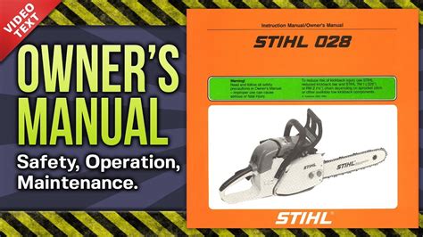 Stihl Av Super Chainsaw Manual