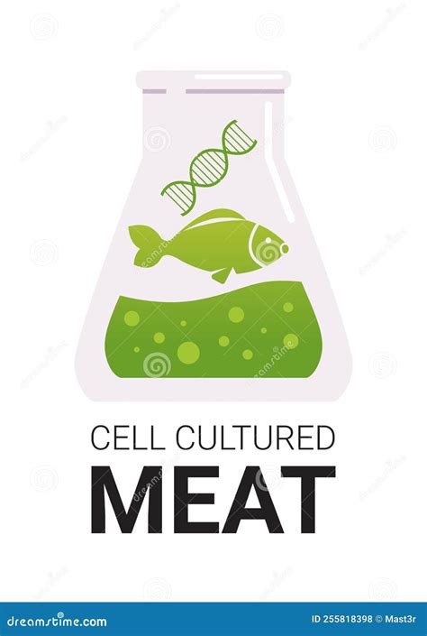 Cultured Meat In Test Tube Made From Fish Cells Artificial Lab Grown