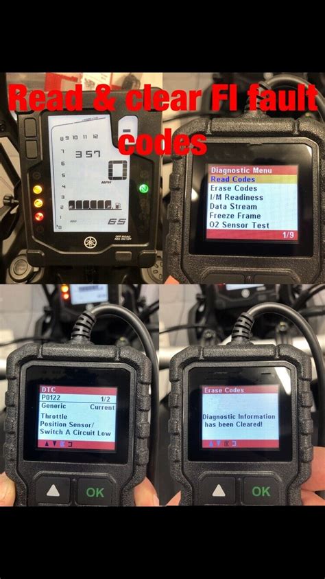 HONDA MOTORCYCLE 2017 Onwards 4 PIN DIAGNOSTIC TOOL OBD FI SCANNER EBay