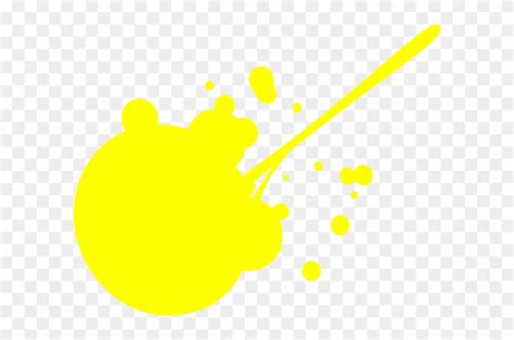 Yellow Paint Splat Clip Art At Clker Paint Splat Png Free