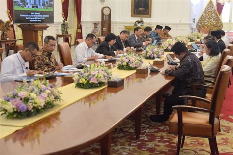 Sekretariat Kabinet Republik Indonesia Rapat Terbatas Peningkatan