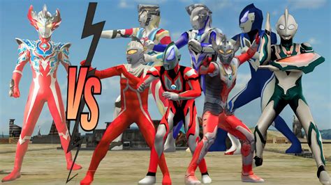 Ultraman Taiga Tri Strium Vs Ultraman Taro Geed Z Ribut Dark