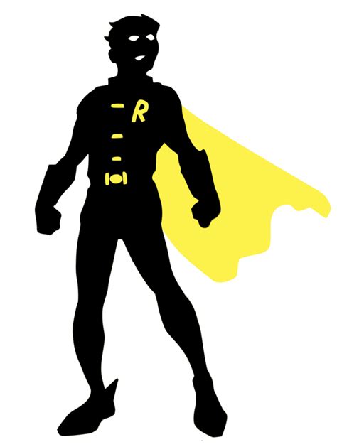 Robin classic silhouette by viscid2007 on DeviantArt