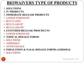 Biowaivers | PPT