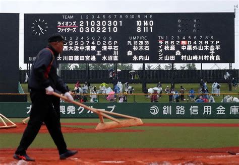 【西武】20年ぶり珍事「日没コールド」8回の森弾に日本ハム中堅・西川「見えなかった」 スポーツ報知