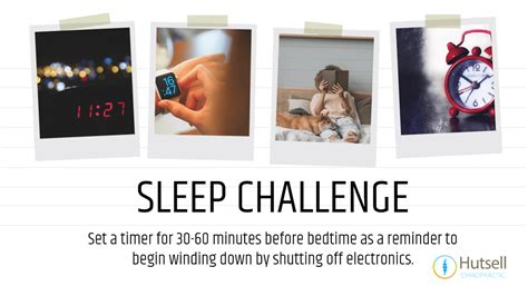 Sleep Challenge - Hutsell Chiropractic