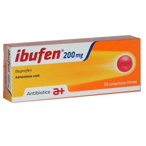 Prospect Ibufen 200 Mg 20 Comprimate Filmate Antibiotice Farmacia