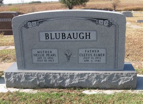 Cletus Elmer Blubaugh 1872 1941 Find A Grave Memorial