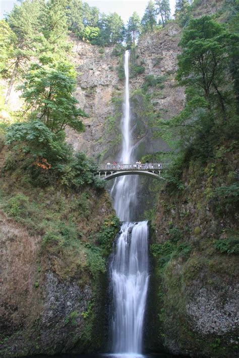 Multnomah Falls Columbia River Gorge Oregon Usa