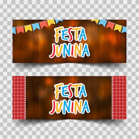 Festa Junina Banners Vector Premium