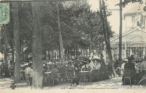 CPA FRANCE 63 Le Mont Doré La restauration du 63 puy de