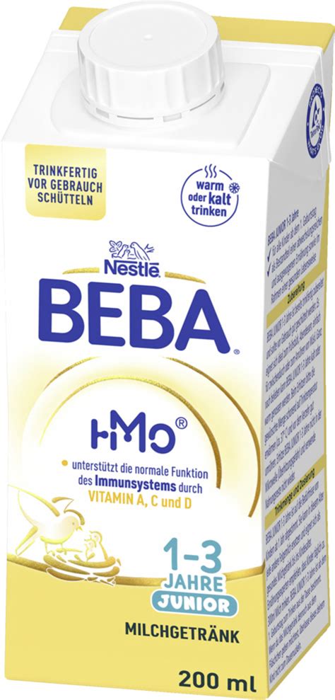 BEBA NESTLE BEBA JUNIOR Milchgetränk 1 3 Jahre TetraPak 200ml von