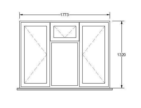 Upvc Fenêtre élévation Dwg Cadblocksfree Thousands Of Free Cad Blocks