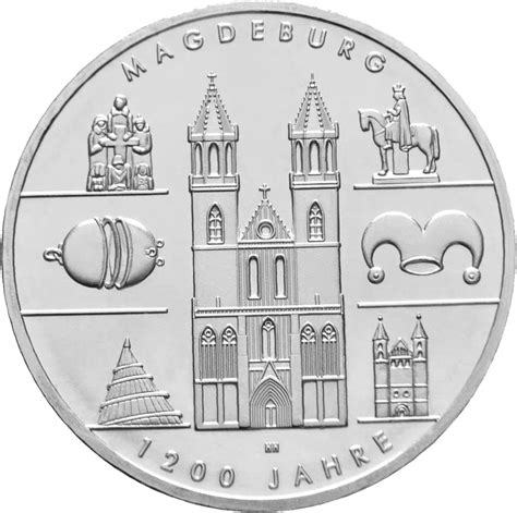 Brd Euro Jahre Magdeburg In St J