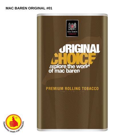 MAC BAREN ORIGINAL TOBACCO 01 TEMBAKAU JAWA CAP TANGAN