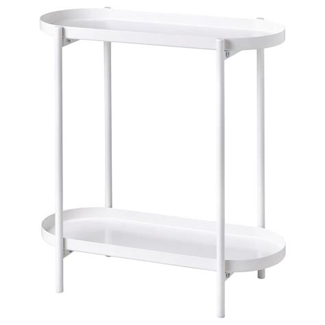 OLIVBLAD Plant stand, in/outdoor white, 56 cm - IKEA