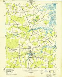 1944 Map of Milton, DE — High-Res | Pastmaps