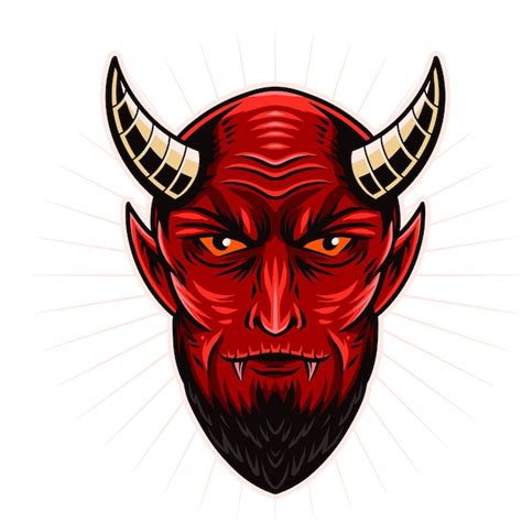 Premium Vector Red Devil Cartoon Character